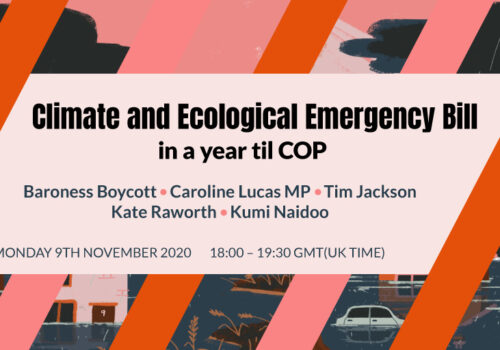 Event: Climate and Ecological Emergency Bill – A Year Until COP26
